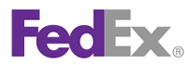 Fed Ex logo features a white arrow hidden in the EX