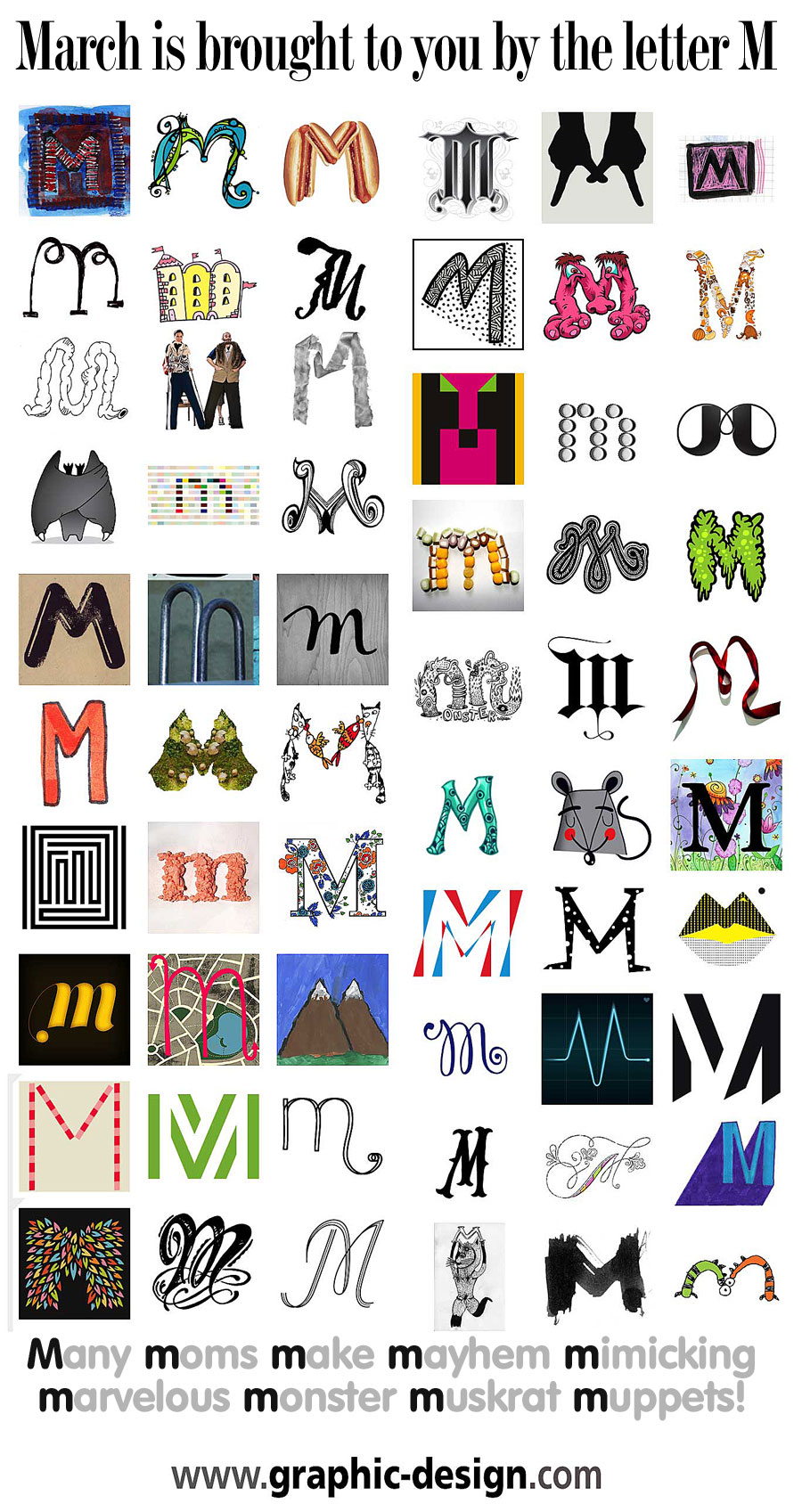 The Letter M Poster