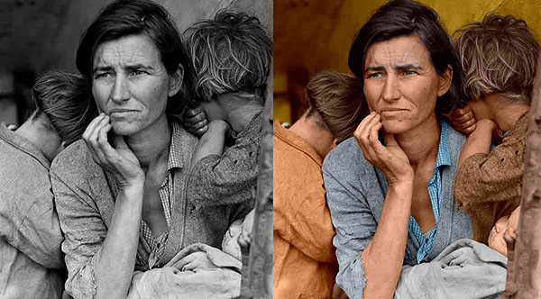 Migrant Mother photo by Dorothea Lange
