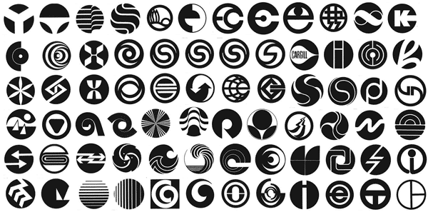Logos in circles
