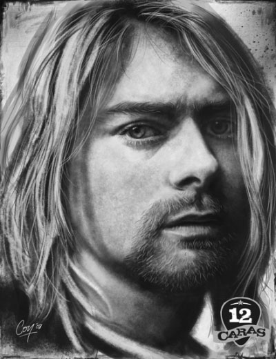 Kurt Cobain, by German Covacevich