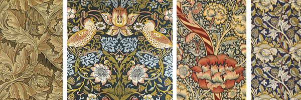 Floral patterns by William Morris