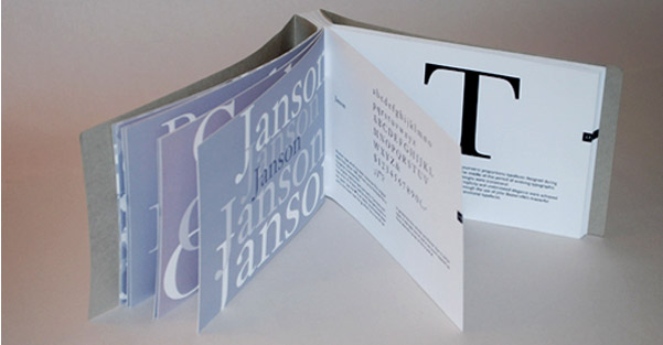 typography booklet