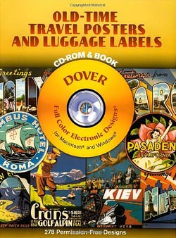 travel posters luggage tags