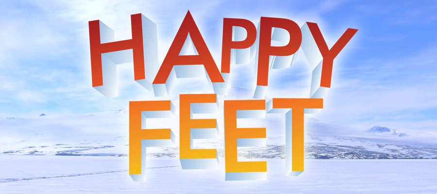 happy Feet Font Illustrator Photoshop Typography tutorial
