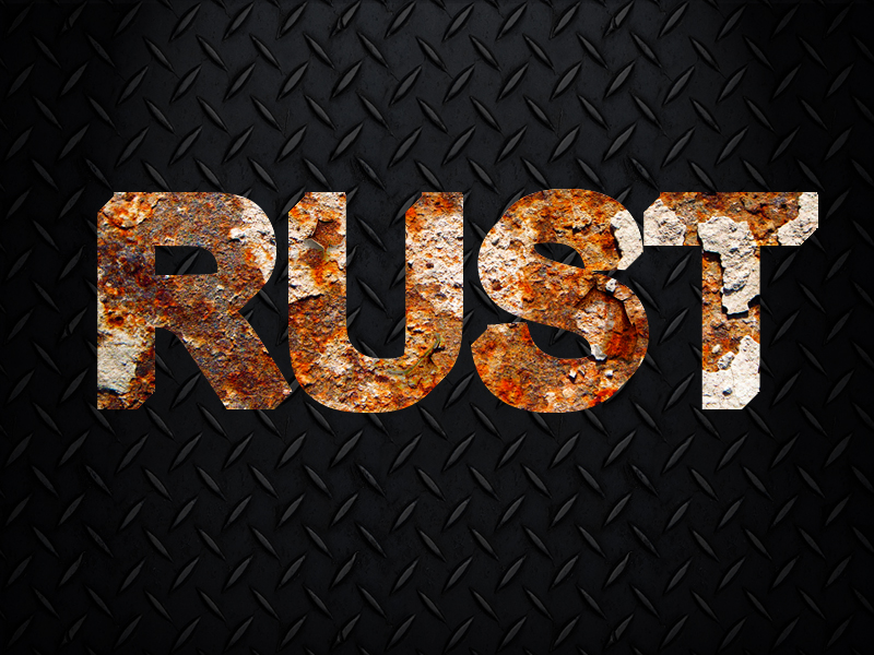 Rusty Text 10