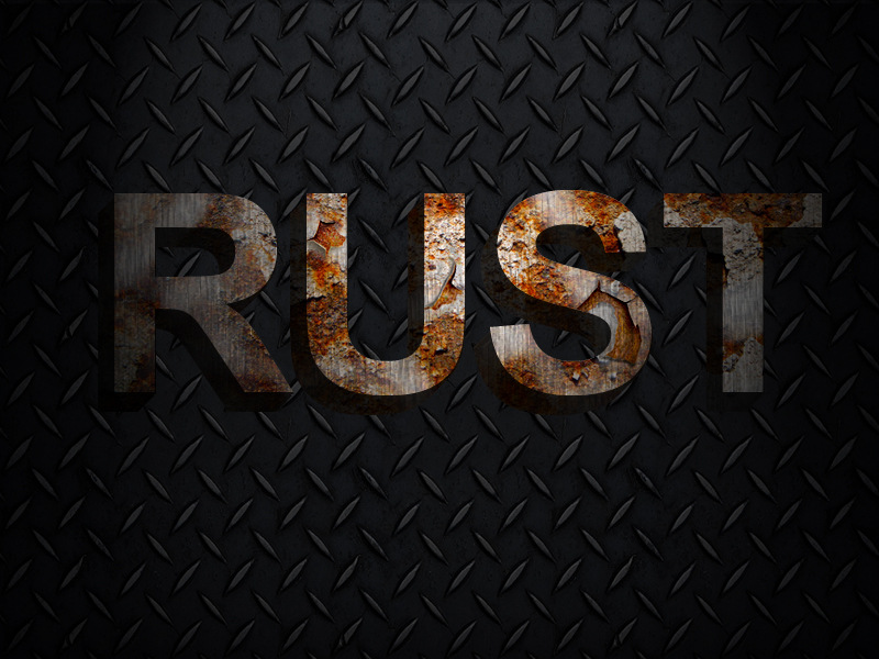 Rusty Text 12