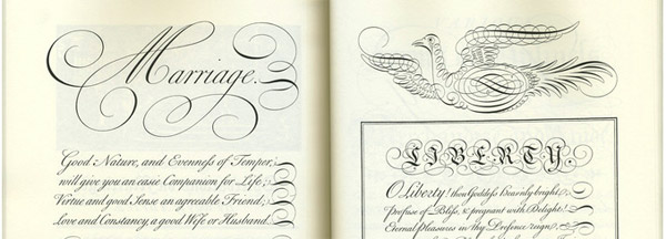 copperplate pen lettering calligraphy