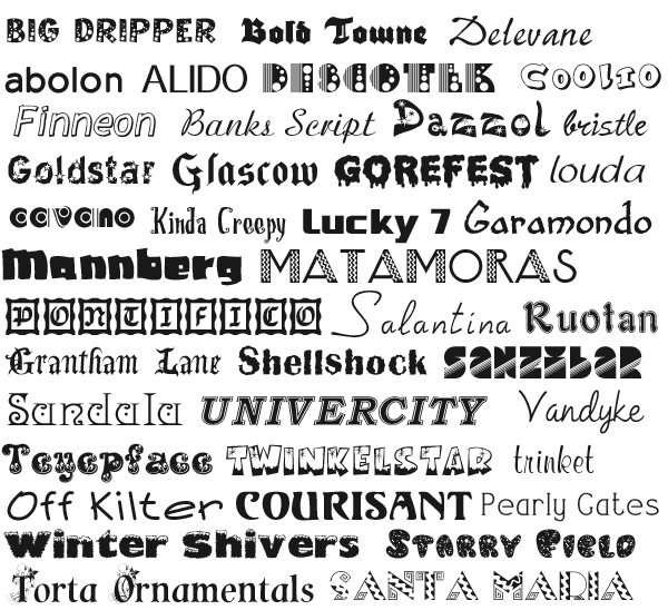 free macintosh fonts