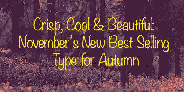 Best selling font in October 2015