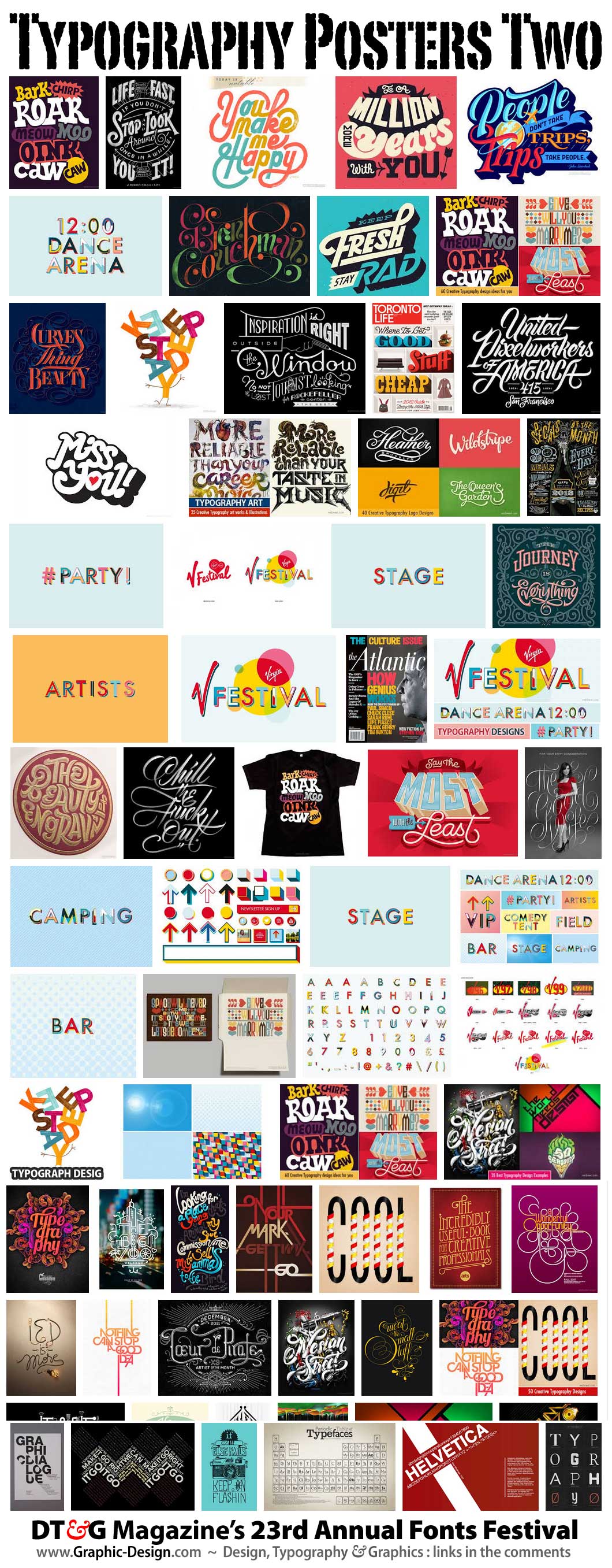 typography posters collection #1