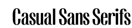 Fonteam International Casual Sans Serif Fonts
