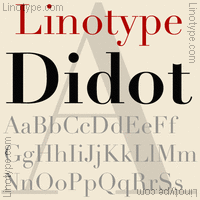 didot typeface family