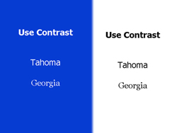 contrast-fonts