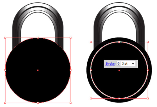 Ellipse tool draw a black circle 