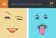 male-female-expressions