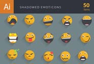 shadowed-emoticons