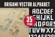 origami_vector_alphabets