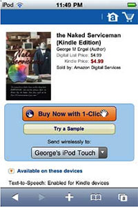 Purchasing the book on Kindle