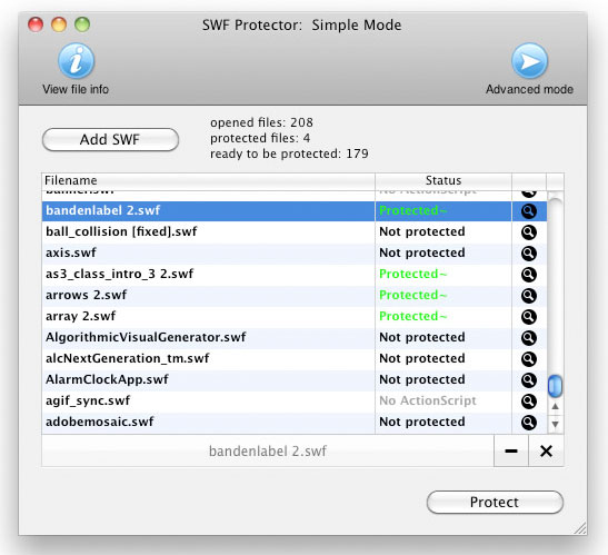 DComSoft SWF Protector for Mac OS X
