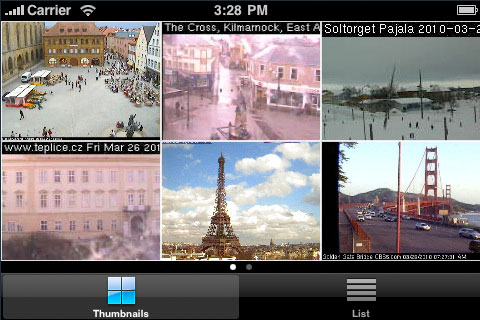 Video Surveillance App for iPhone